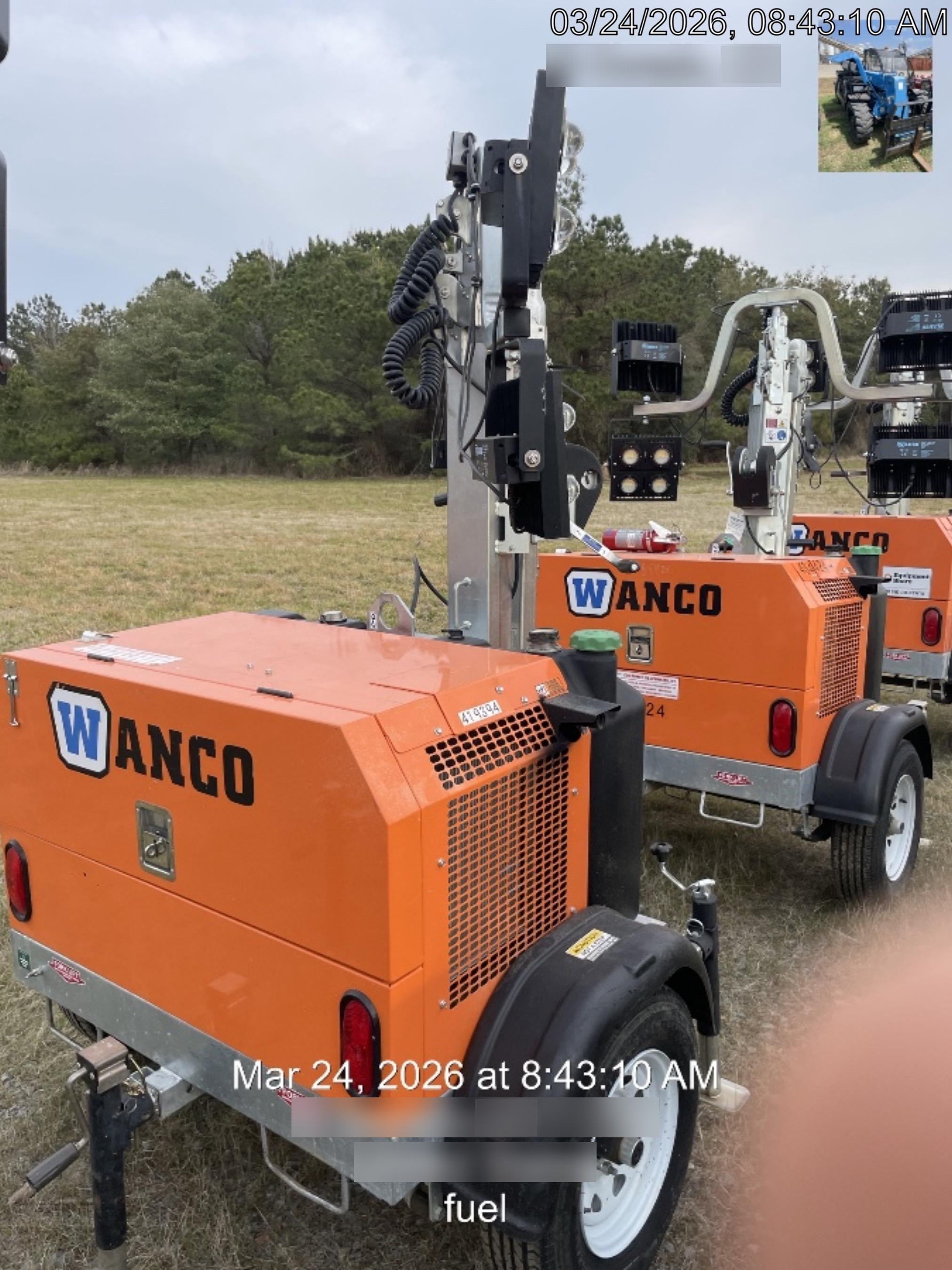2024 Wanco WLTT-4MM4K Diesel, Deep Sea Controller, Shore Power Plug, Auto Start, (4) 350W LED Floodlights, 4kW Generator, 60 Gal Fuel Tank, 2" Ball, T3