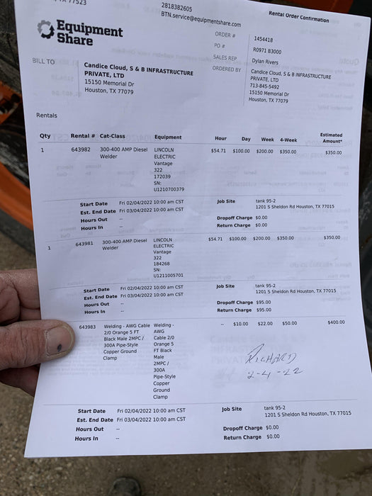 2021 Lincoln Electric Vantage 322 VANTAGE 322 READY-PAK 3