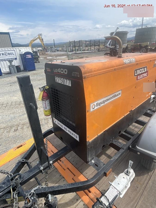 2022 Lincoln Electric LE400 Kubota V1505, Trlr, Cable Rack, Light Kit, ES Decals, T3