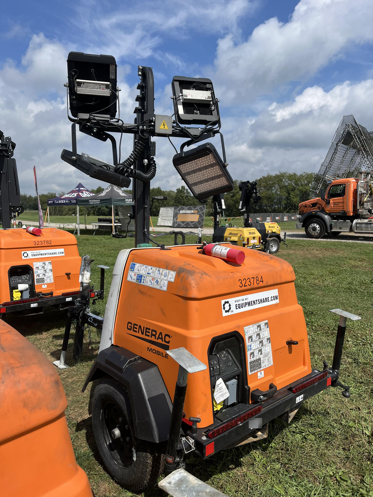 2023 Generac MLT2 Diesel, Flex Switch 120V Input, Powerzone Controller, (4) 320W LED Lights, 4kW Generator, 39.9 Gal Fuel Tank, 2" Ball, T3