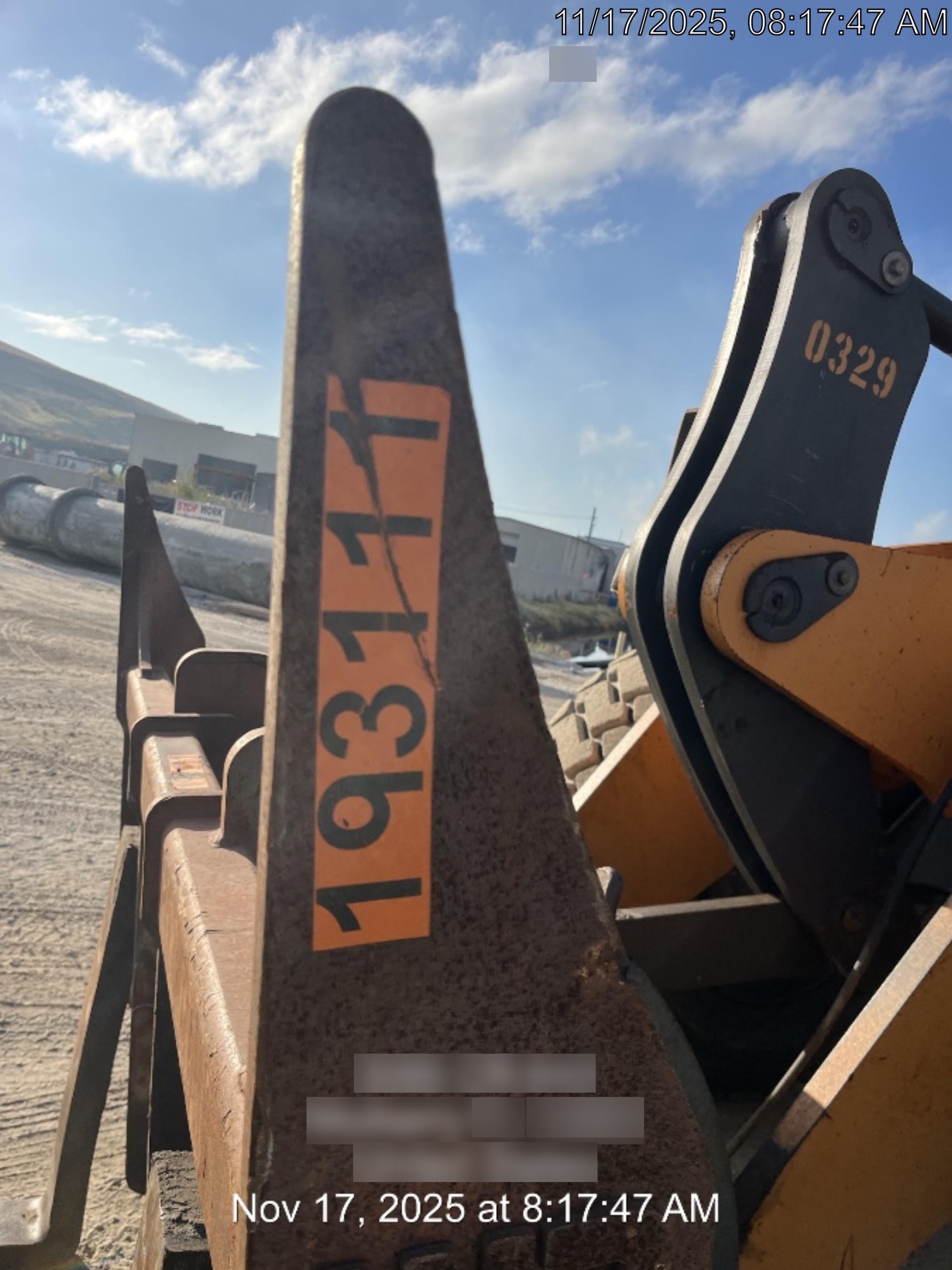 2014 WERK-BRAU 96" Loader Fork Carriage - Werk-Brau