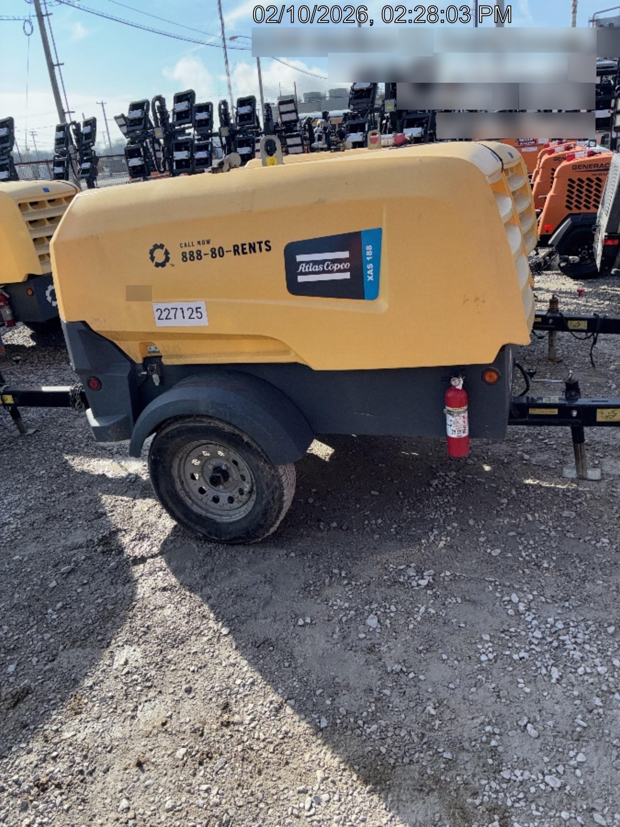 2022 ATLAS COPCO XAS188 CWK