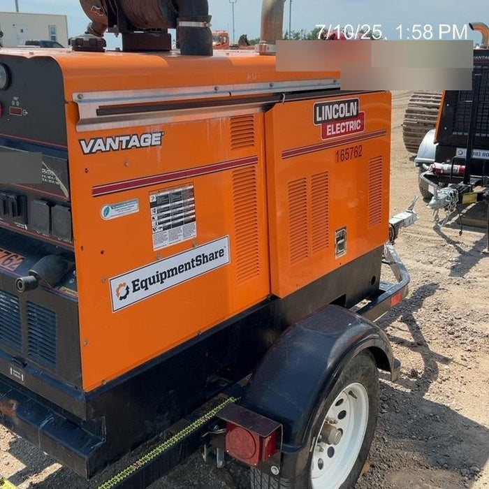 2021 Lincoln Electric Vantage 549X Ready Pak 3, ORANGE (includes trailer, cable rack, fender light kit)
