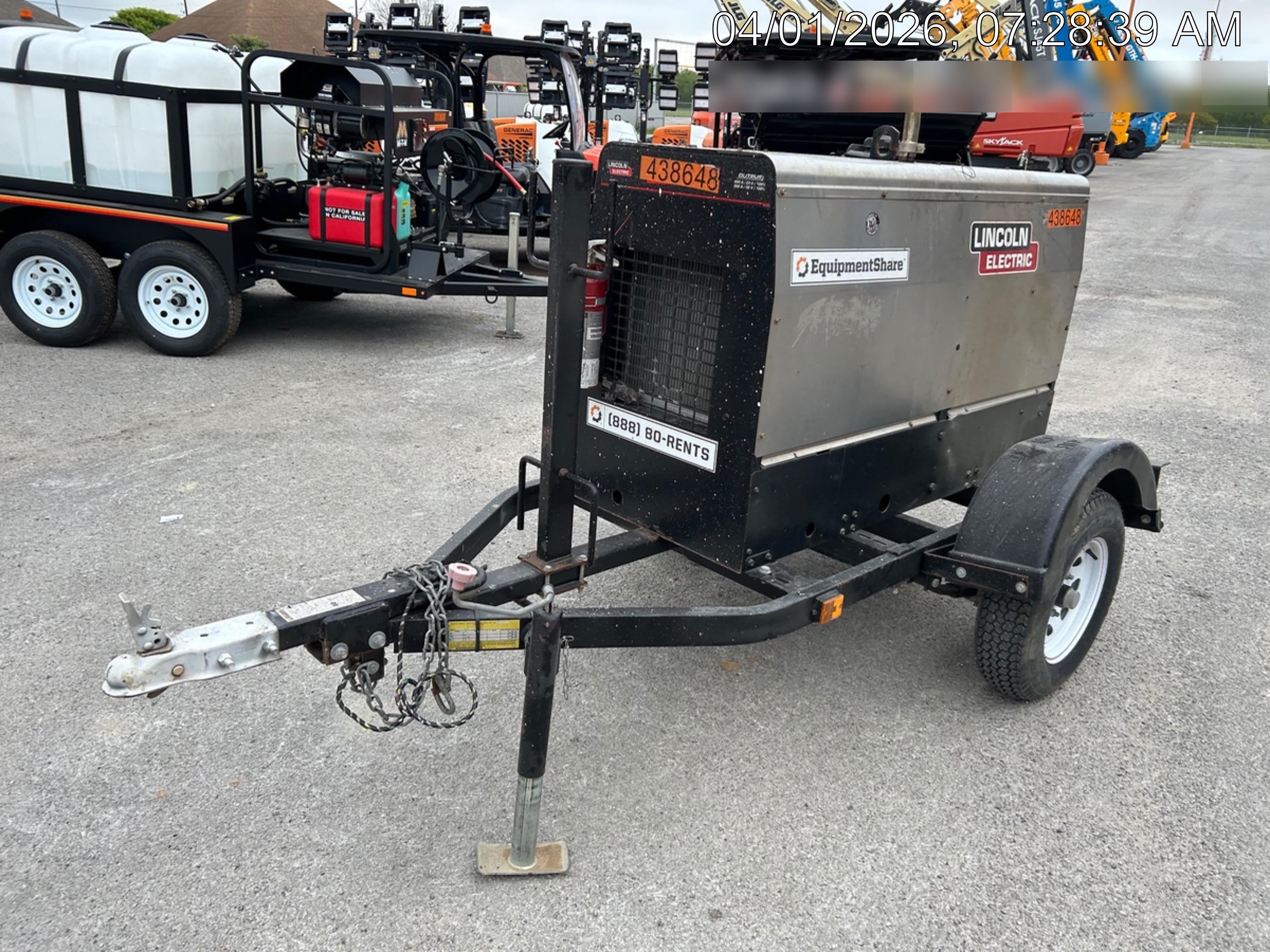 2024 Lincoln Electric LE400 Kubota V1505, Trlr, Cable Rack, Light Kit, ES Decals, T3