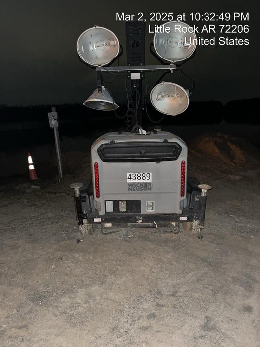 2024 Wacker Neuson LTT4 Diesel, Kohler KDW702, Deep Sea Controller, Auto Start, LED 320W, Bypass Outlet, T3