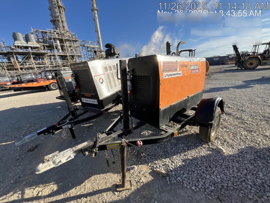 2021 Lincoln Electric Vantage 322 Vantage 322 Ready Pak 3 w/ Decals, ORANGE (includes trailer, cable rack, fender light kit) NO Telematics