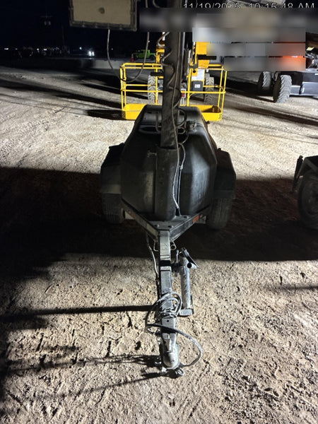 2022 Allmand NLV3GR (4) LED Light Fixture 350W, 23' Vertical Mast, 3kW Prime, Towable, ES Decals, T3