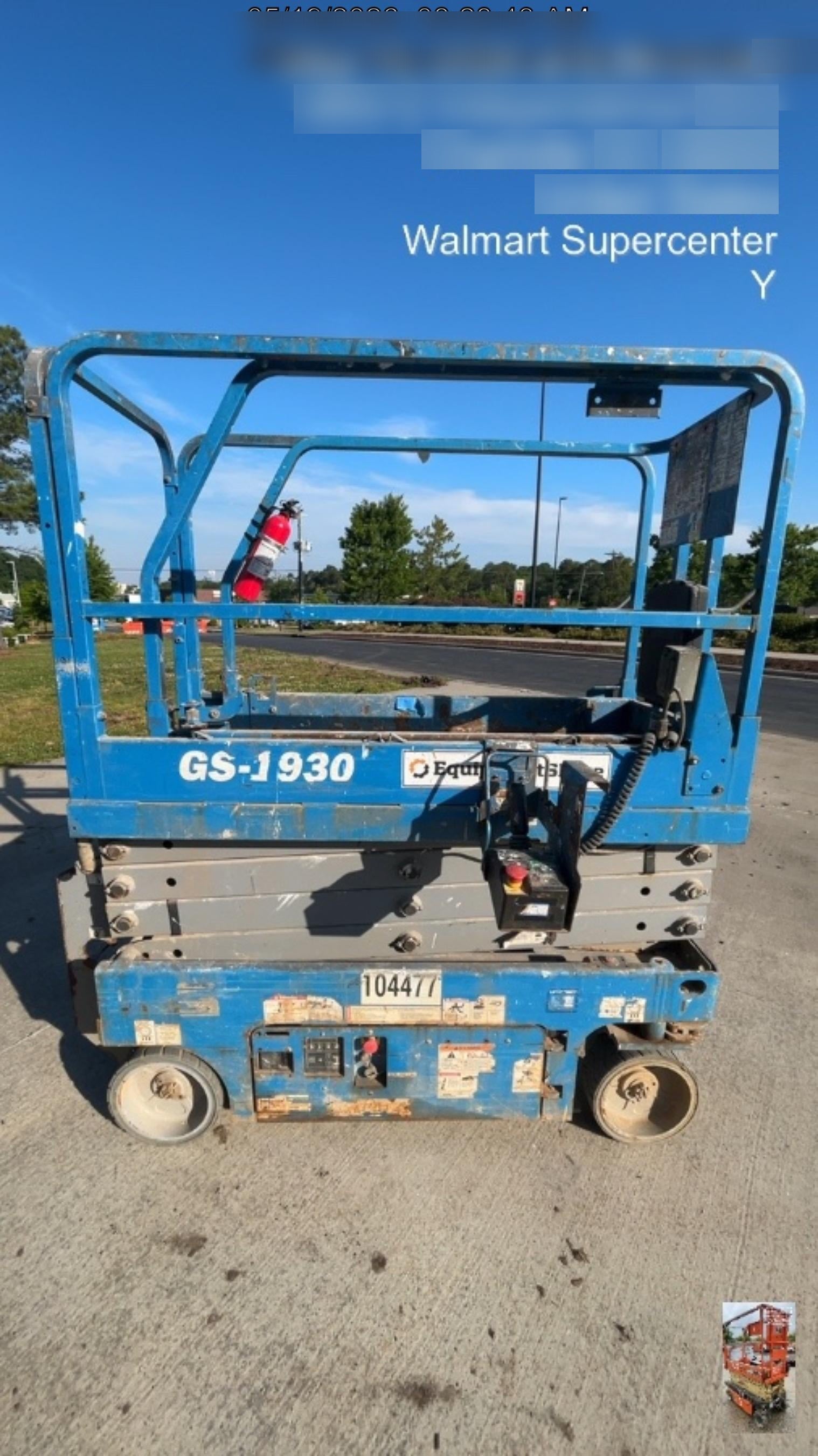 2020 Genie GS-1930 Fixed rails with chain entry gate - Pre A92.20
