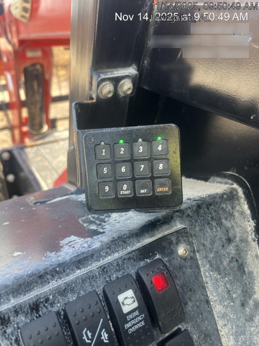 2019 Manitou MTA10055 Canopy, 120 HP, Solid Tires, Work Lights, Lift Hook, Auxiliary Hydraulics 66" Carriage and 60" Forks