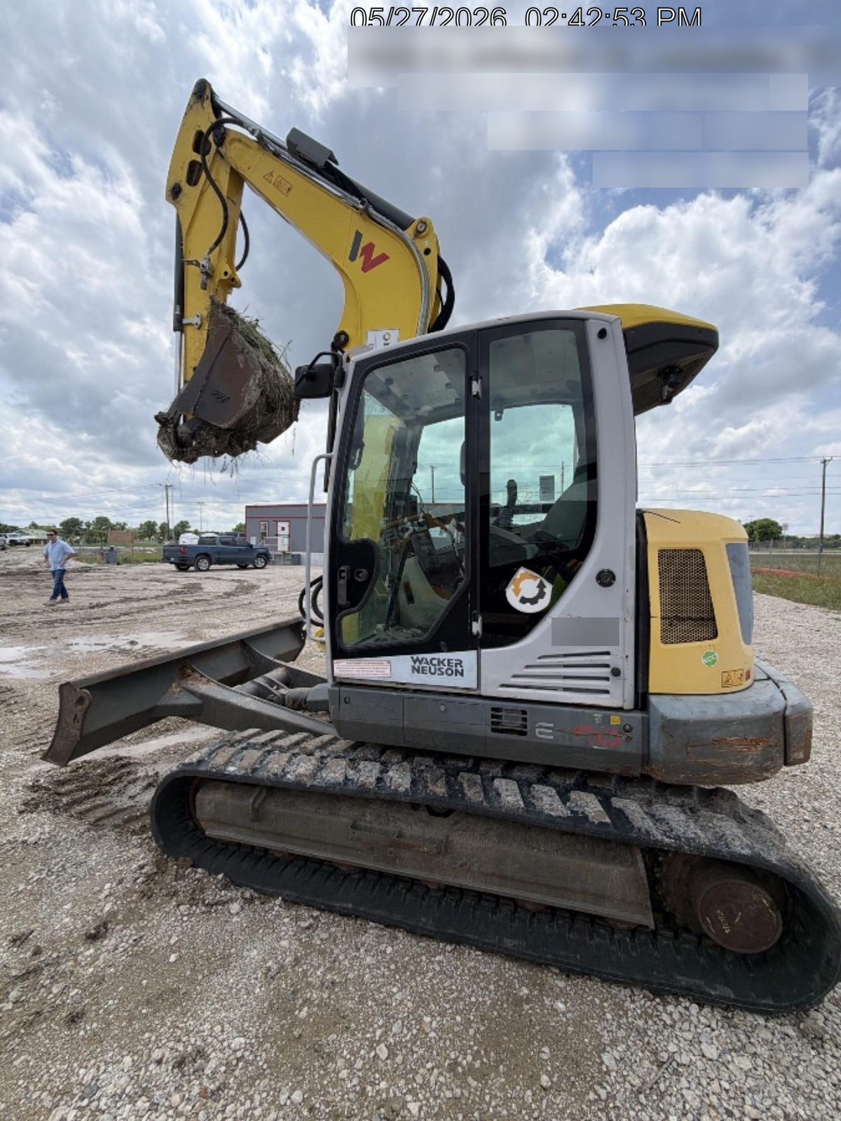 Wacker Neuson ET90 ET90 18K Excavator, Cab,  Bucket