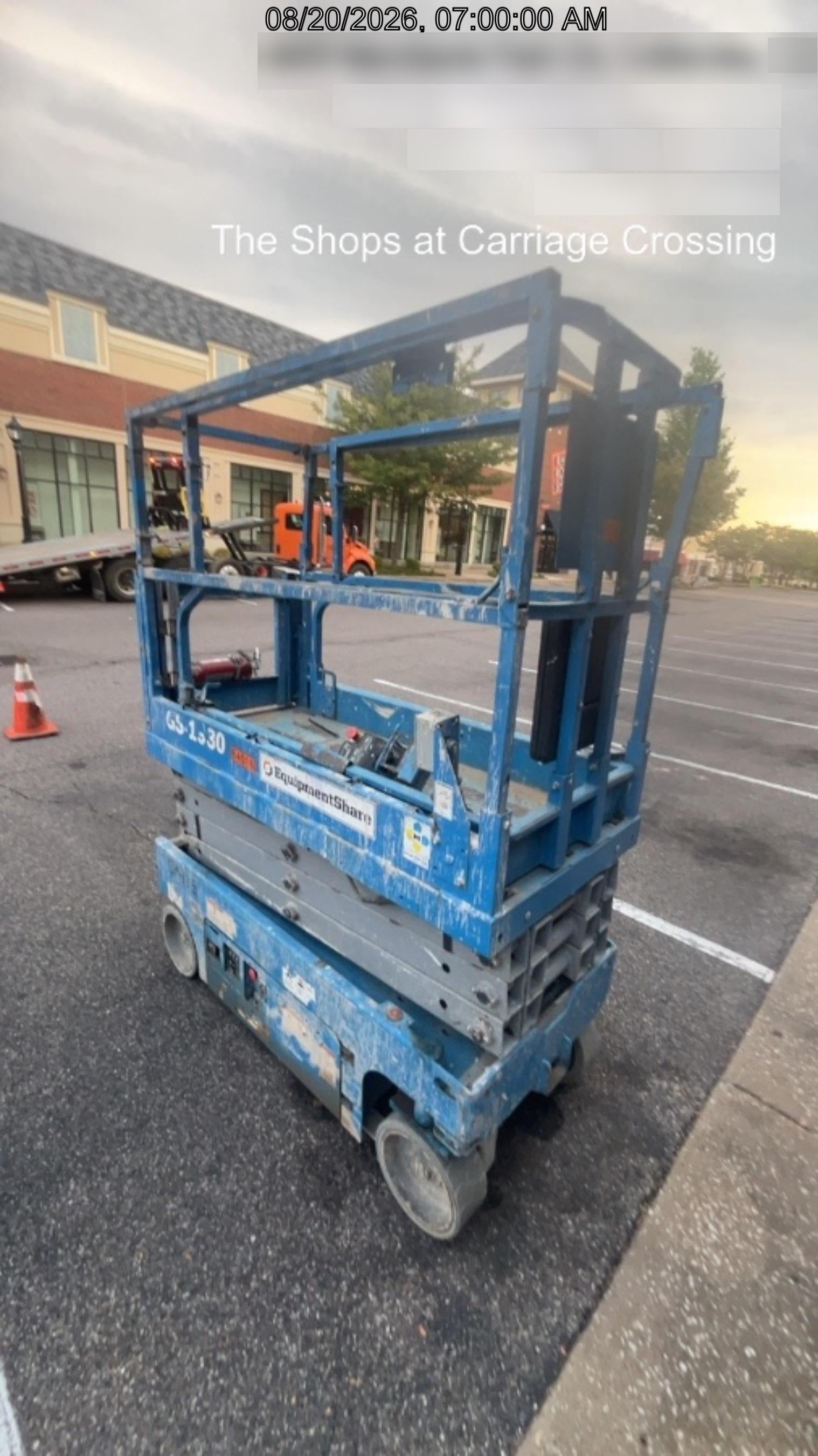 2020 Genie GS-1930 Solid Non Marking Tires, Beacon, Folding rails with half height swing gate