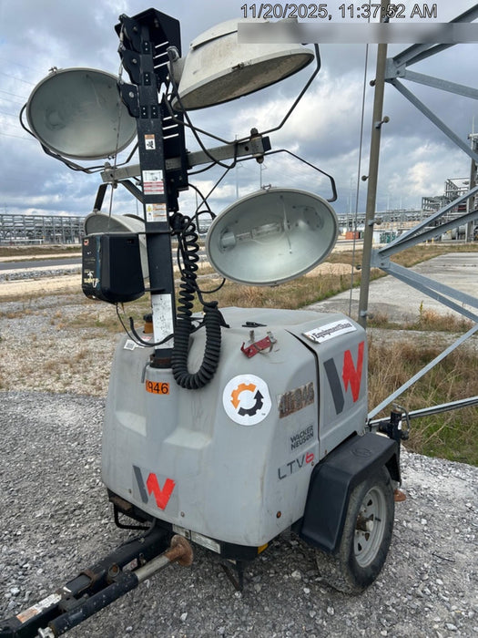 2019 Wacker Neuson LTV6K-MH Power mast, 1100W MH, Fuel Sensors, Wiring Harness