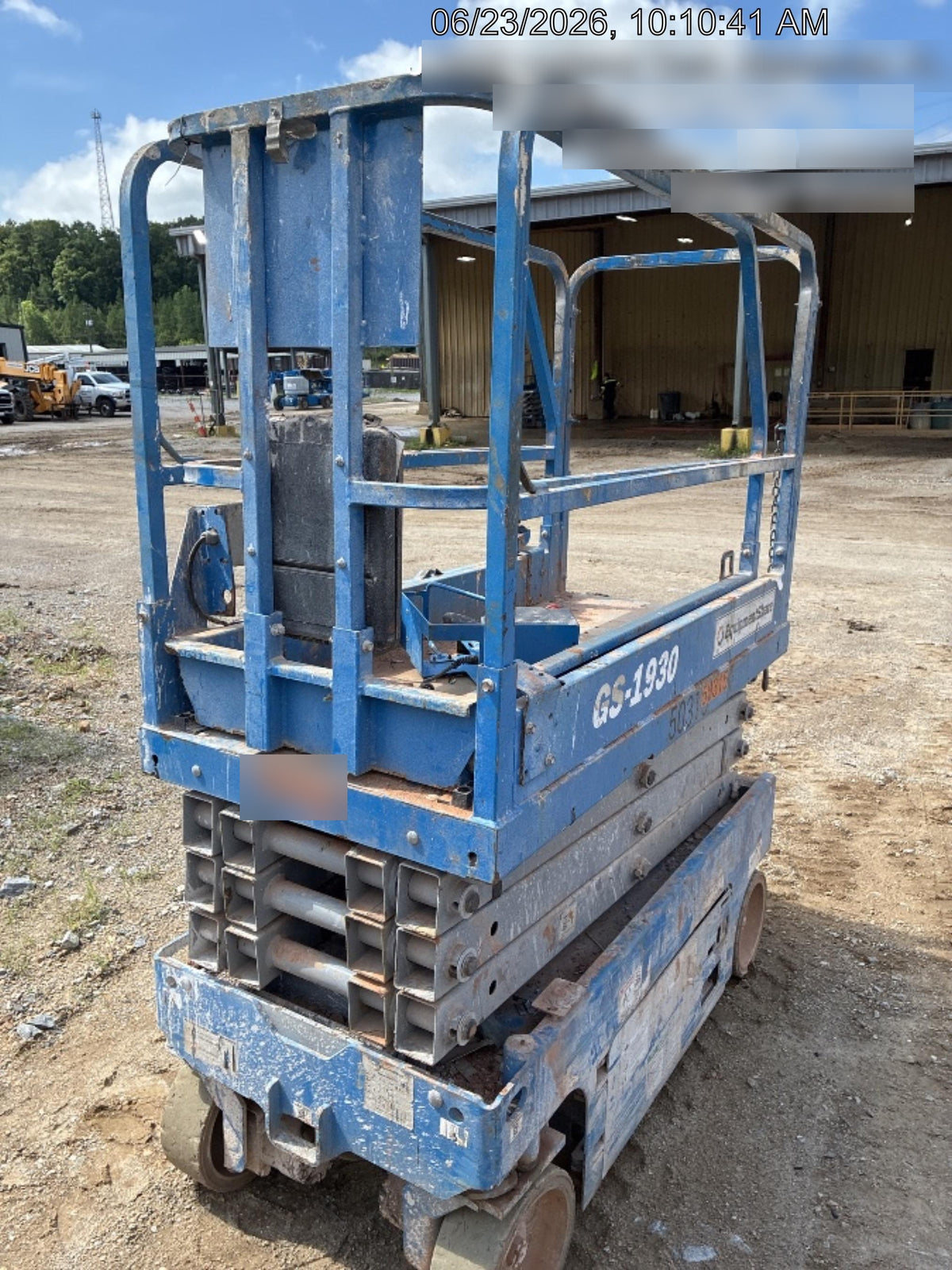 2019 Genie GS-1930 Fixed Rails with Chain Entry