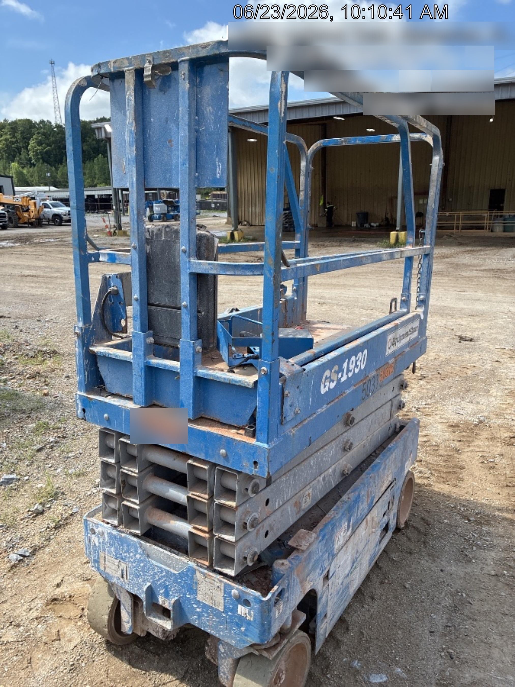 2019 Genie GS-1930 Fixed Rails with Chain Entry