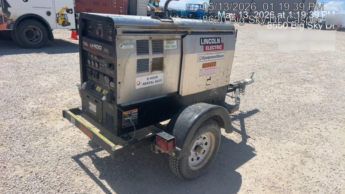 2024 Lincoln Electric LE400 Kubota V1505, Trlr, Cable Rack, Light Kit, ES Decals, T3