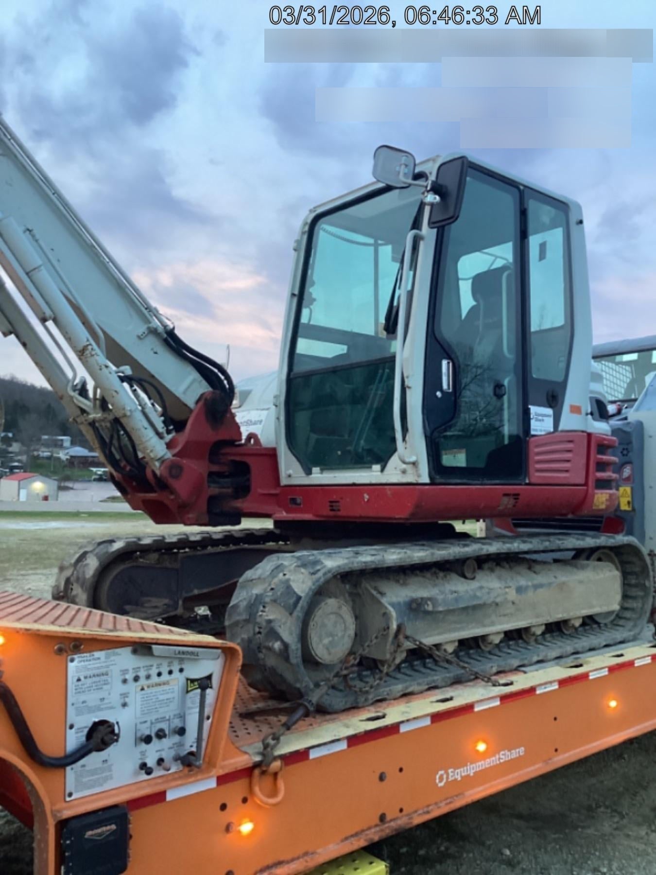 2019 Takeuchi TB290 Takeuchi TB290 Cab/Heat/AC w/Rubber Tracks, Auxiliary Hydraulics, Dozer Blade, Manual QC, 18/24/36" Buckets, Hydraulic Thumb Installed