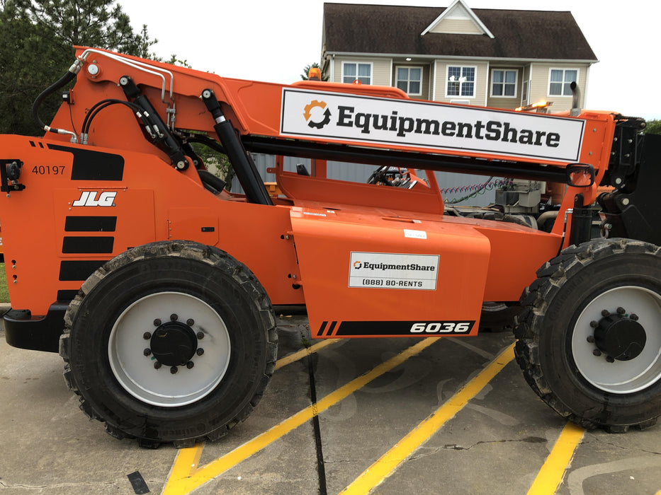 2019 Skytrak 6036 Canopy, Solid Tires, LED Work Lights, Beacon 50" Carriage, 48" Pallet Forks