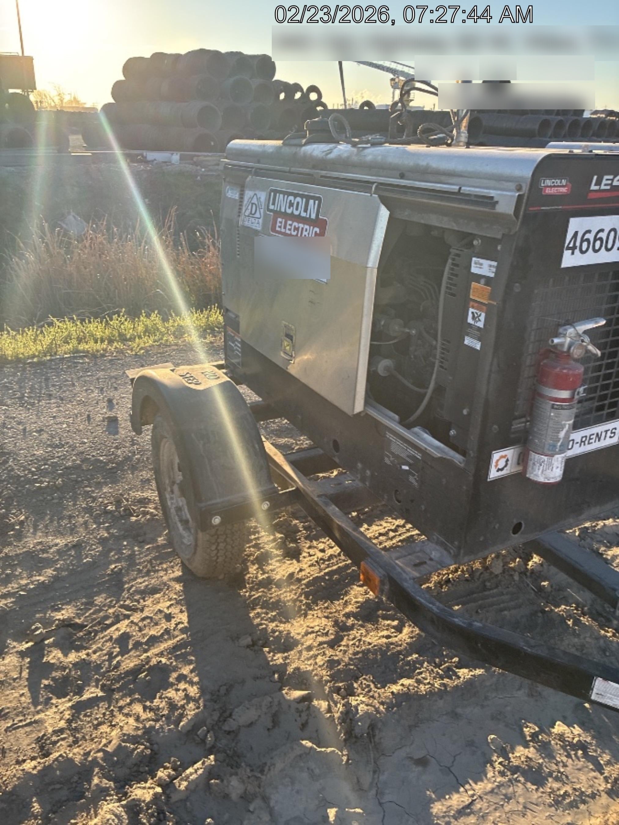 2024 Lincoln Electric LE400 Kubota V1505, Trlr, Cable Rack, Light Kit, ES Decals, T3