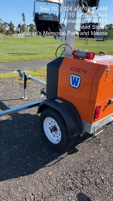 2024 Wanco WLTT-4MM4K Diesel, Deep Sea Controller, Shore Power Plug, Auto Start, (4) 350W LED Floodlights, 4kW Generator, 60 Gal Fuel Tank, 2" Ball, T3