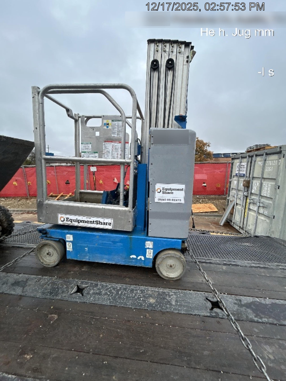 2019 GENIE GR-20