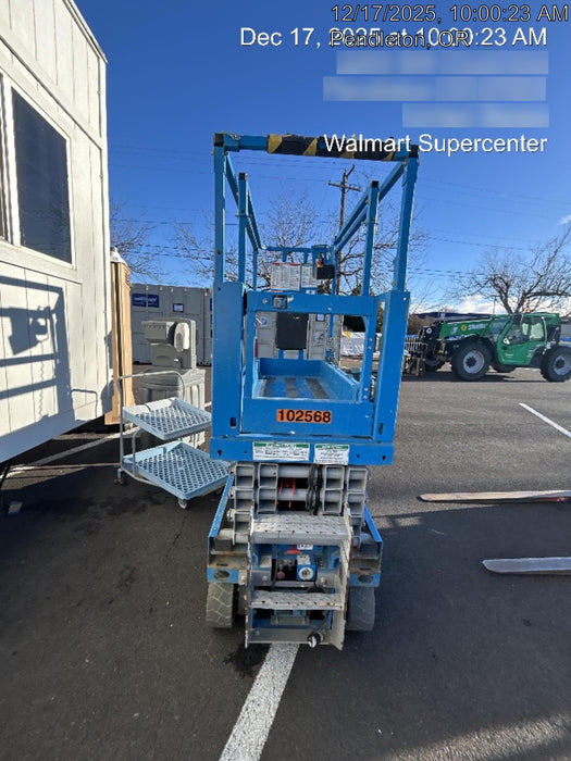 2020 Genie GS-1930 Solid Non Marking Tires, Beacon, Folding rails with half height swing gate, 800W Inverter