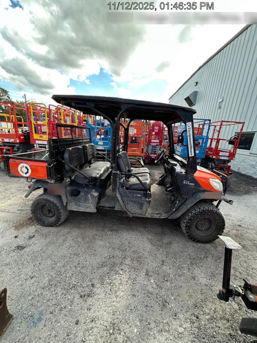 2019 Kubota RTV-X1140W-H 4WD, LED Strobe, Windshield Tempered Glass, Plastic Canopy, Wire Harness Kit, Backup Alarm