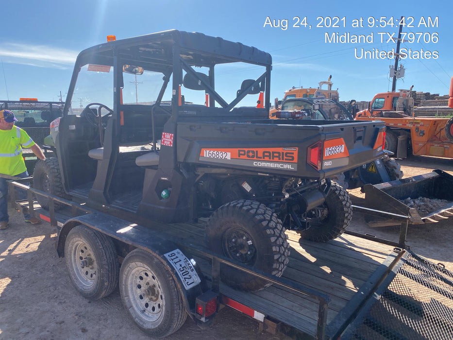 Polaris Pro XD 4000D AWD Canopy, Diesel, 4-6 Passenger, LED Strobe, Rearview Mirror