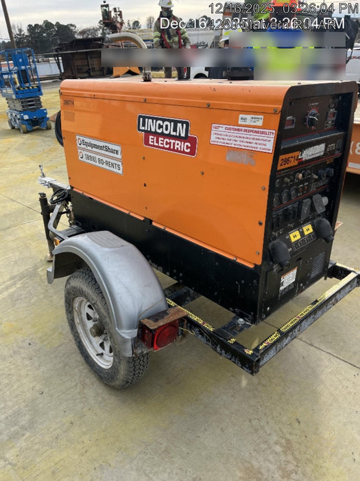 2022 Lincoln Electric LE400 Kubota V1505, Trlr, Cable Rack, Light Kit, ES Decals, T3