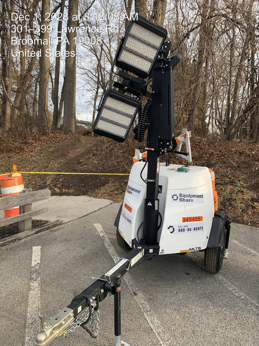 2023 Generac MLT2 Diesel, Flex Switch 120V Input, Powerzone Controller, (4) 320W LED Lights, 4kW Generator, 39.9 Gal Fuel Tank, 2" Ball, T3