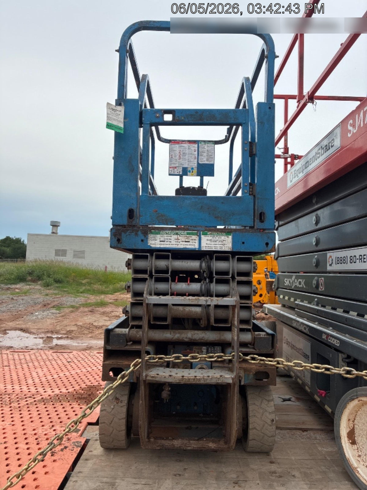 2020 Genie GS-1930 Solid Non Marking Tires, Beacon, Folding rails with half height swing gate
