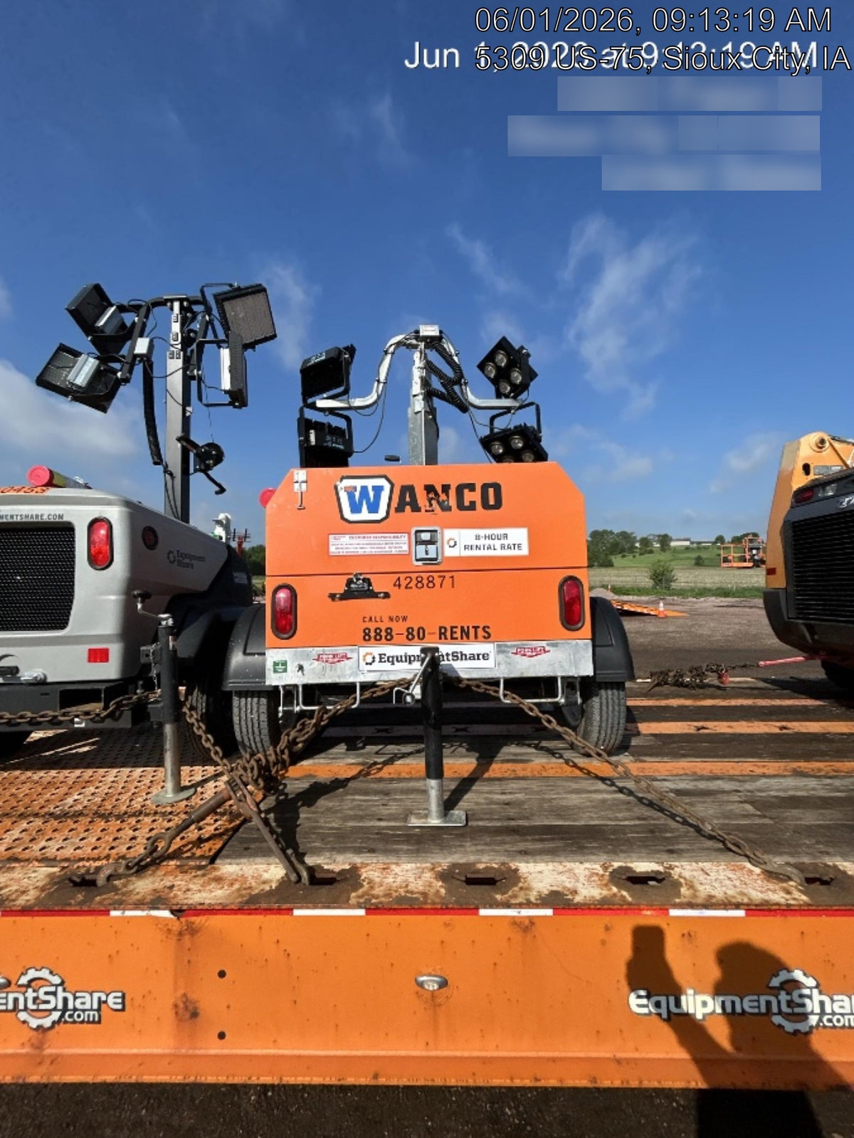 2024 Wanco WLTT-4MM4K Diesel, Deep Sea Controller, Shore Power Plug, Auto Start, (4) 350W LED Floodlights, 4kW Generator, 60 Gal Fuel Tank, 2" Ball, T3