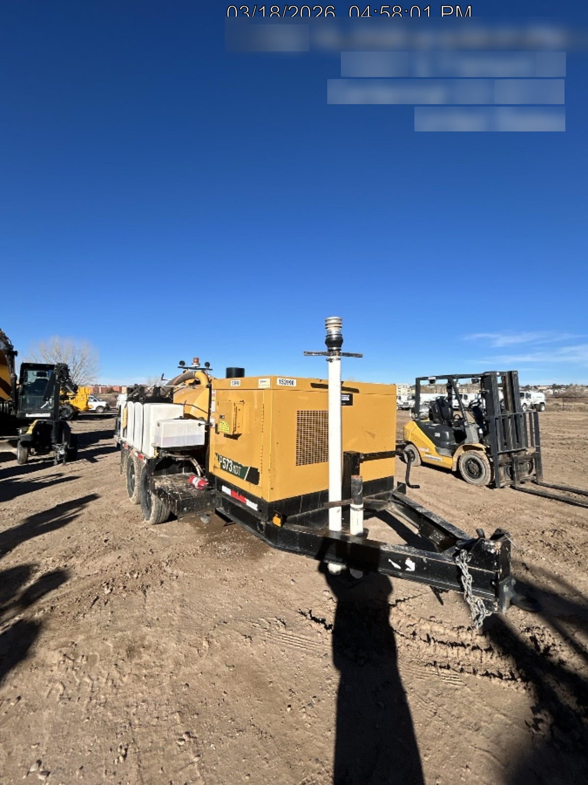 2021 Vac-Tron LP573XDT T4 Koehler Diesel Engine, 500 Gallon Debris Tank, x2 100 Gallon Water Tanks