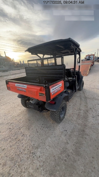 Kubota RTV-X1140W-H Canopy, 4-Seater, Diesel, Windshield Acrylic Clear, Strobe Light, Backup Alarm