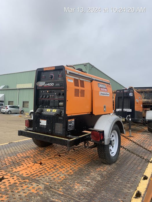 2022 Lincoln Electric LE400 Kubota V1505, Trlr, Cable Rack, Light Kit, ES Decals, T3