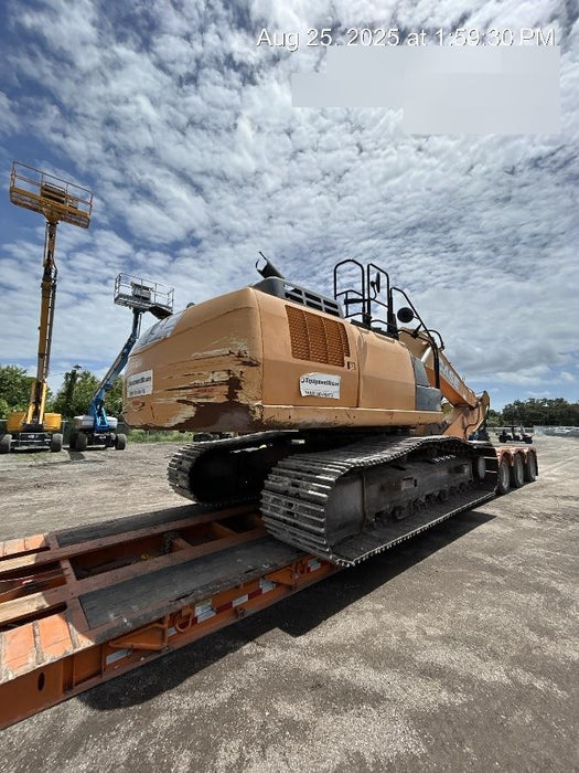 2015 Case CX350D CAB A/C, 13'-3" ARM, STEEL TRACKS, THUMB