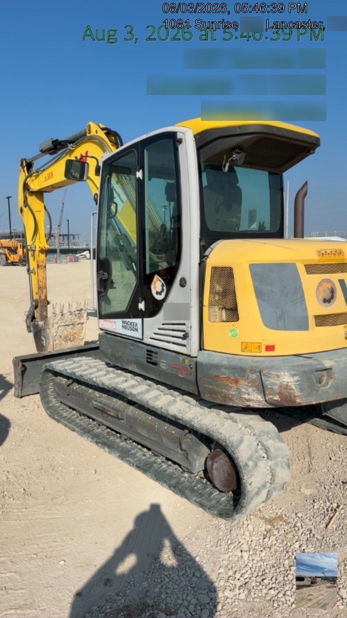 Wacker Neuson ET90 ET90 18K Excavator, Cab,  Bucket