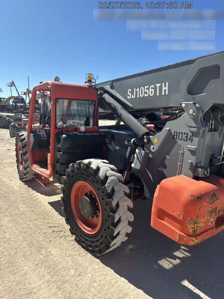 2018 Skyjack SJ1056 TH Skyjack 1056 TH Telehandler w/Open ROPS, Work Lights/Beacon, Solid Tires, 60" Carriage and Forks