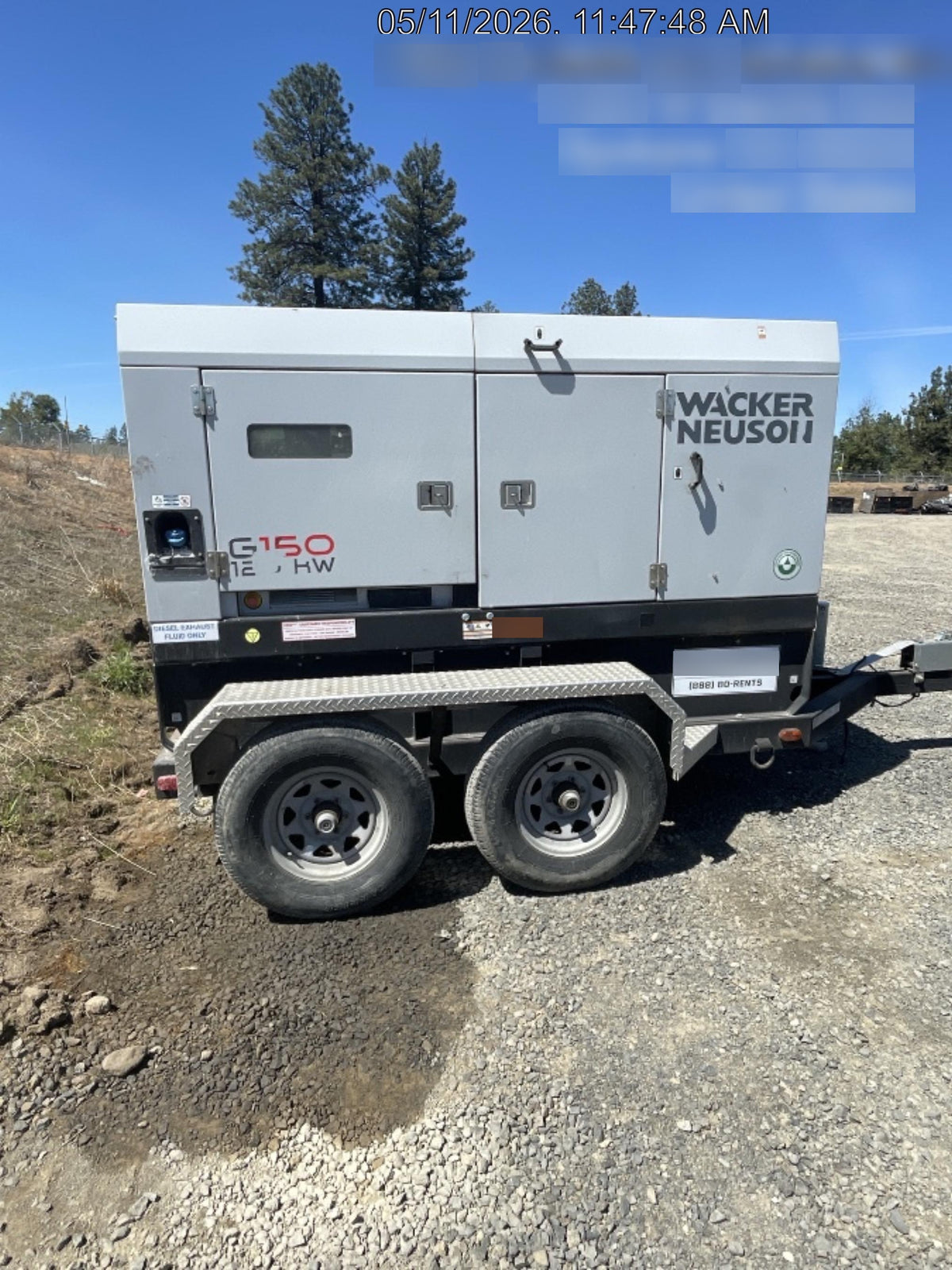 2019 WACKER NEUSON G150