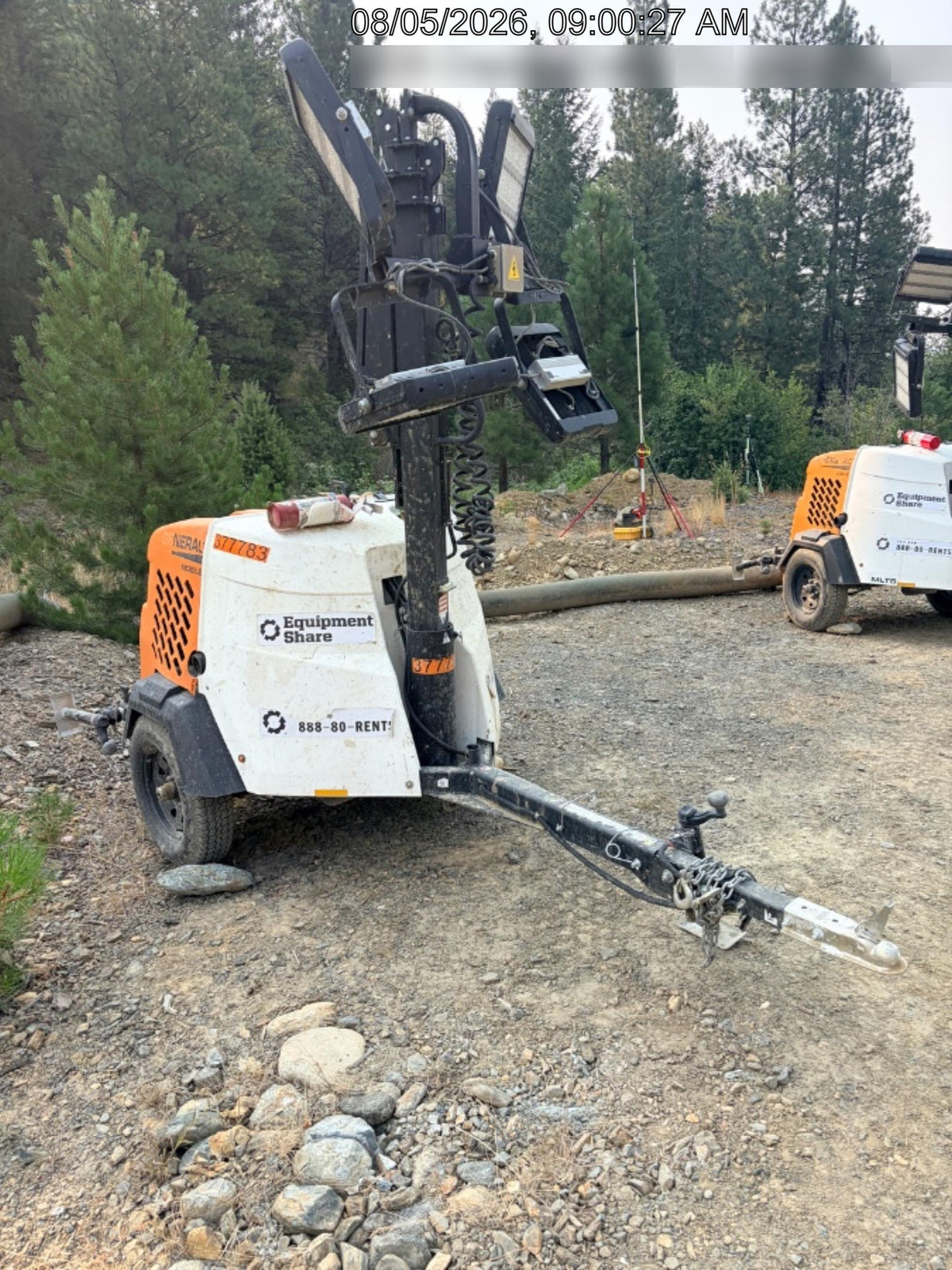 2023 Generac MLT2 Diesel, Flex Switch 120V Input, Powerzone Controller, 
(4) 320W LED Lights, 4kW Generator, 39.9 Gal Fuel Tank, 2" Ball, T3