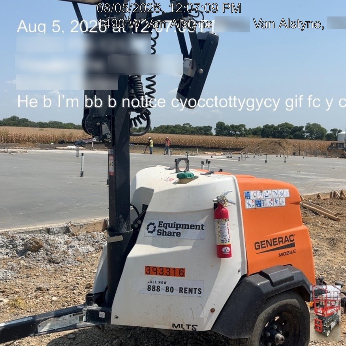 2024 Generac MLT2 Diesel, Flex Switch 120V Input, Powerzone Controller, 
(4) 320W LED Lights, 4kW Generator, 39.9 Gal Fuel Tank, 2" Ball, T3