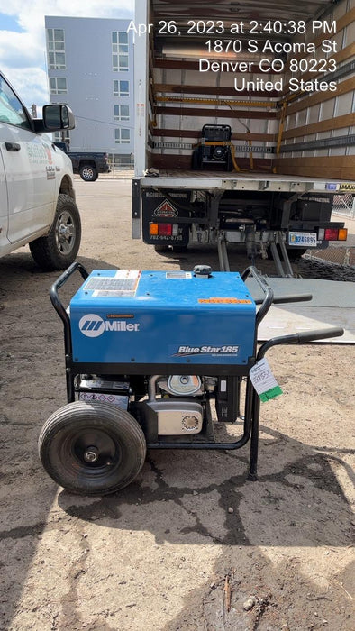 2023 Miller Electric Blue Star 185 Engine Driven Welder, Electric Start, 13 hp, Gas, 6,500 W Peak 907664
