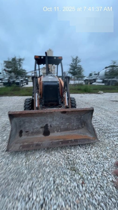 2019 Case 580N EP Canopy, 4WD, 1-Way Aux Hydraulics, Pilot Controls, Ride Control and Loader Aux Hydraulics, 900 LB. Front CWT, 82" HD LONG LIP (1 CU. YD.) W/BOCE AND LIFT EYES, FLIP OVER/STABILIZER PADS COMB