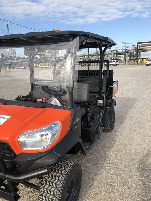 2022 Kubota RTV-X1140W-H Plastic Canopy, Windshield Acrylic Clear, LED Strobe Light, Wire Harness Kit, Back up Alarm