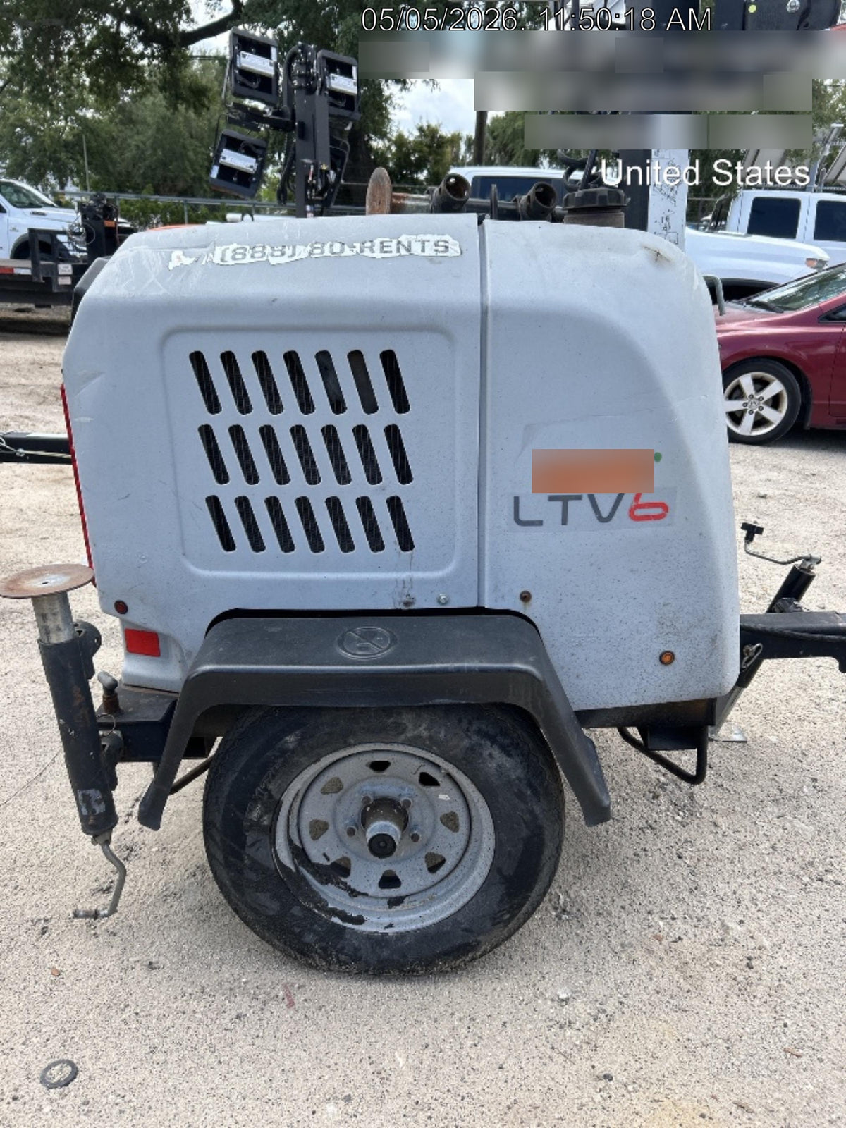 2019 Wacker Neuson LTV6K-LED Standard LED Towable Light Tower w/None