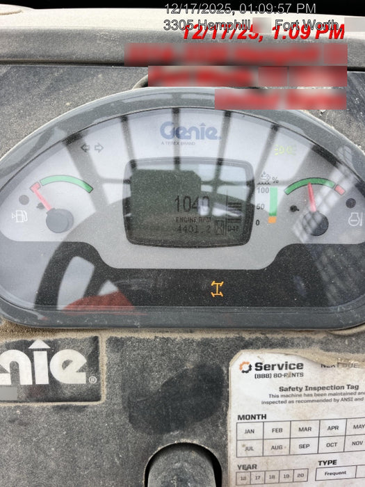 2018 Genie GTH-1056 GTH-1056 w/Open ROPS, Solid Tires, Work Lights, 60" carriage/forks, cab mesh, beacon