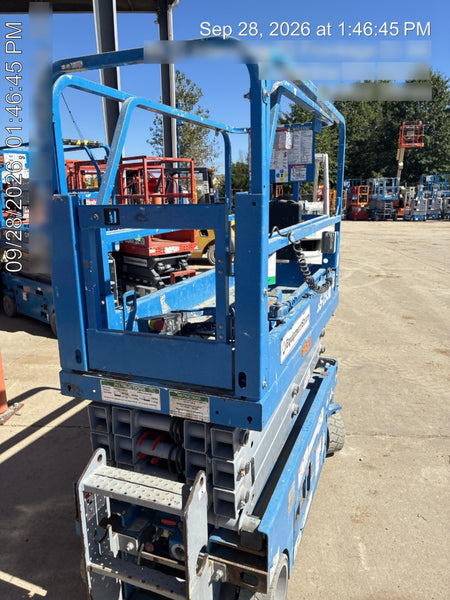 2020 Genie GS-1930 Solid Non Marking Tires, Beacon, Folding rails with half height swing gate