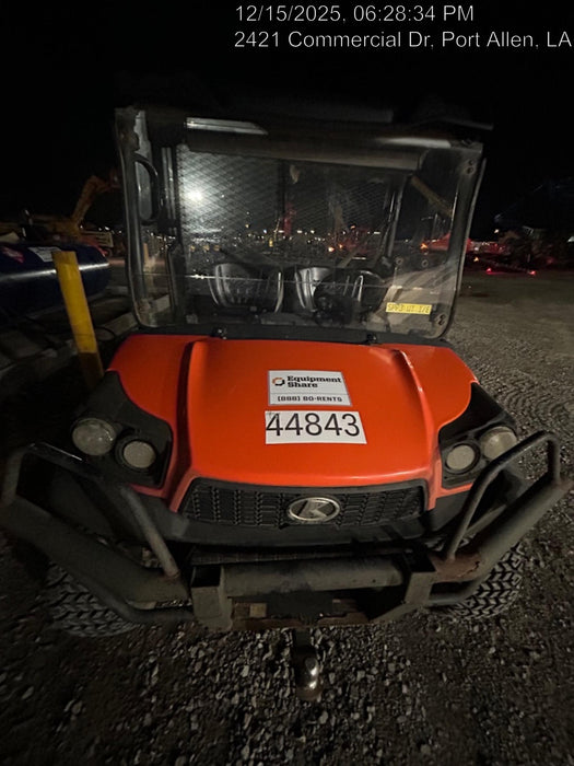 2019 Kubota RTV-XG850WL-H 4wd Utility Cart, Gas, 2 Seat, LED Strobe, Windshield Tempered Glass, Plastic Canopy, Wire Harness Kit, Backup Alarm