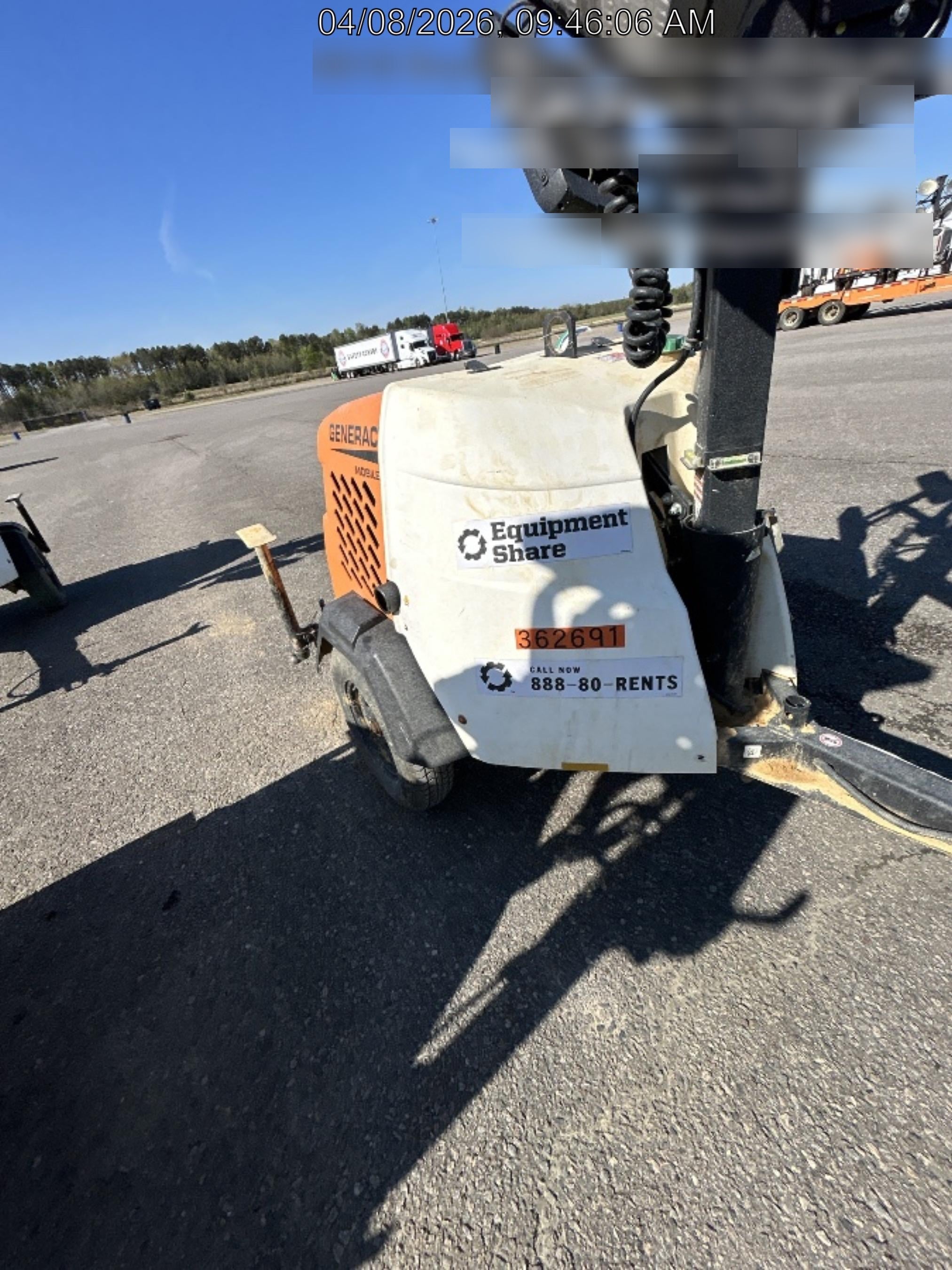 2023 Generac MLT2 Diesel, Flex Switch 120V Input, Powerzone Controller, 
(4) 320W LED Lights, 4kW Generator, 39.9 Gal Fuel Tank, 2" Ball, T3