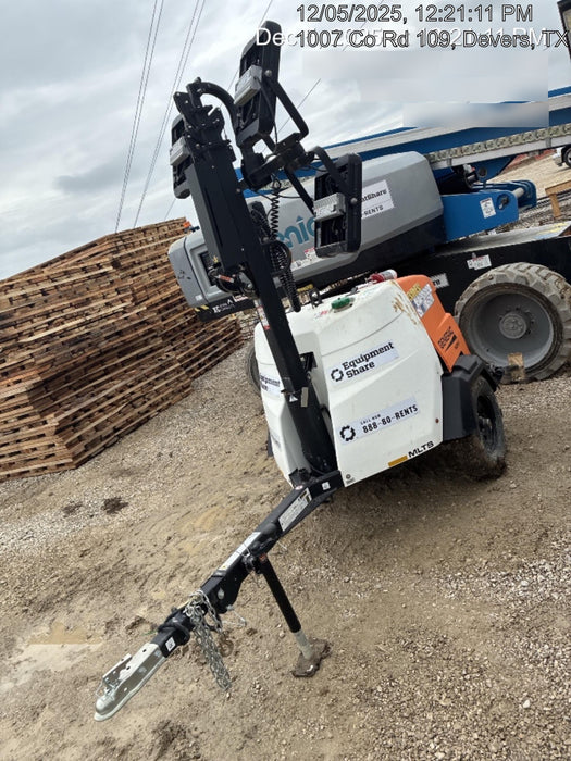 2025 Generac MLTS-4 Diesel, Mitsubishi L2E, 7.1 hp @1800 rpm, Flex Switch 120V Input, Powerzone Controller, (4) 320W LED Lights, 4kW Generator, 39.9 Gal Fuel Tank, 2" Ball, ES Decals