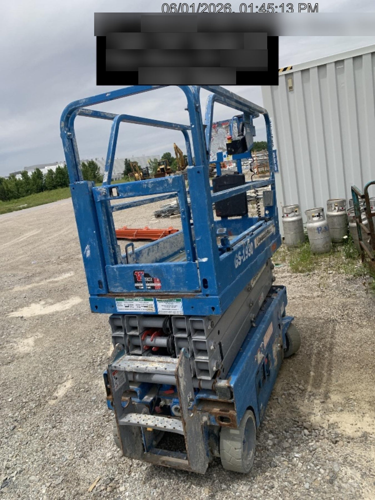 2020 Genie GS-1930 Solid Non Marking Tires, Beacon, Folding rails with half height swing gate
